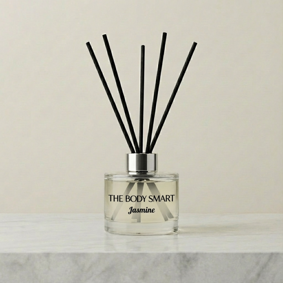 Çubuklu Oda Kokusu Pure Collection Jasmine Lux Şeffaf Cam Sise 165 ml Çiçeksi Koku