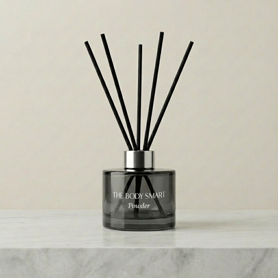 Çubuklu Oda Kokusu Fume Noir Collection Powder Lux Füme Cam Sise 165 ml Pudra Kokusu