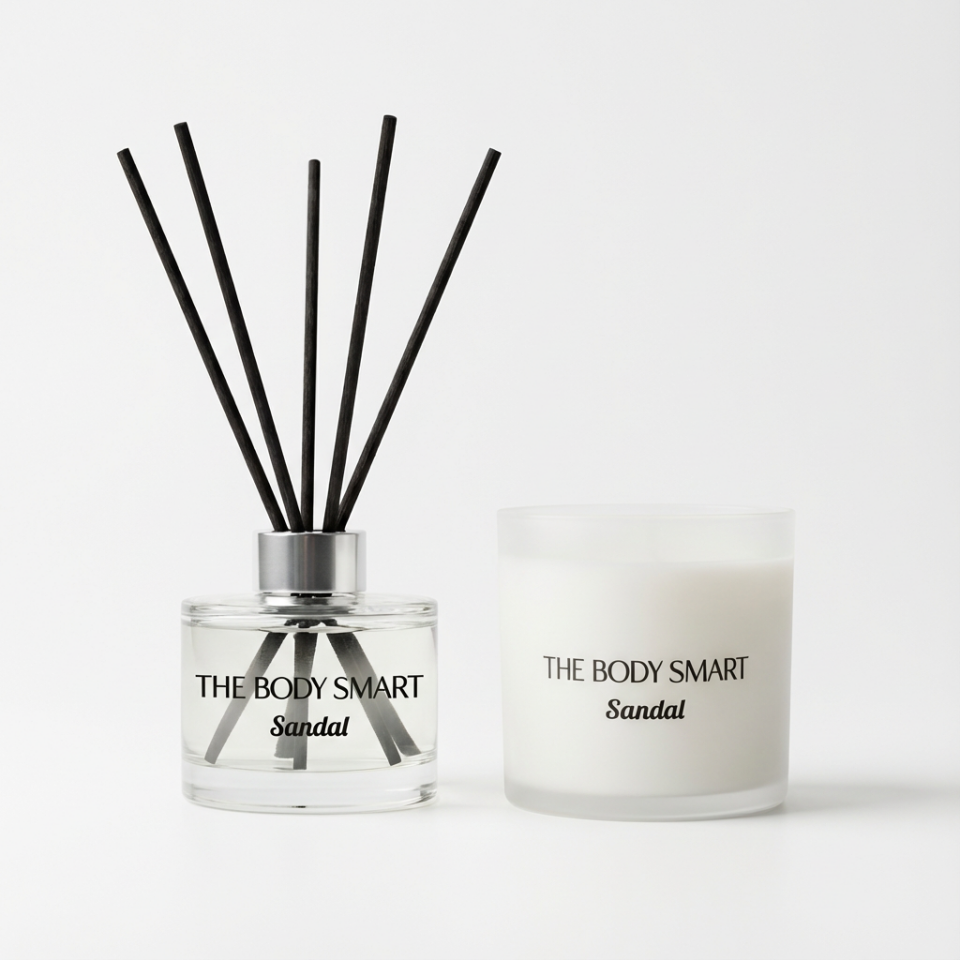 2li Koku ve Mum Seti Sandal